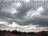 Der Himmel über Mannheim um 17:00 Uhr
