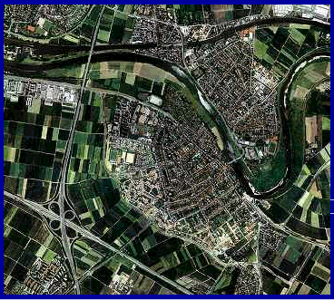 Seckenheim und Ilvesheim von oben