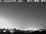 Der Himmel über Mannheim um 3:00 Uhr