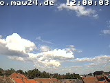 Der Himmel über Mannheim um 12:00 Uhr
