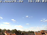 Der Himmel über Mannheim um 16:30 Uhr
