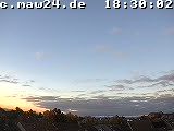 Der Himmel über Mannheim um 18:30 Uhr