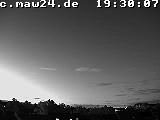 Der Himmel über Mannheim um 19:30 Uhr