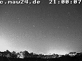 Der Himmel über Mannheim um 21:00 Uhr