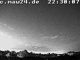 Der Himmel über Mannheim um 22:30 Uhr