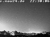 Der Himmel über Mannheim um 22:30 Uhr