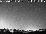 Der Himmel über Mannheim um 23:00 Uhr